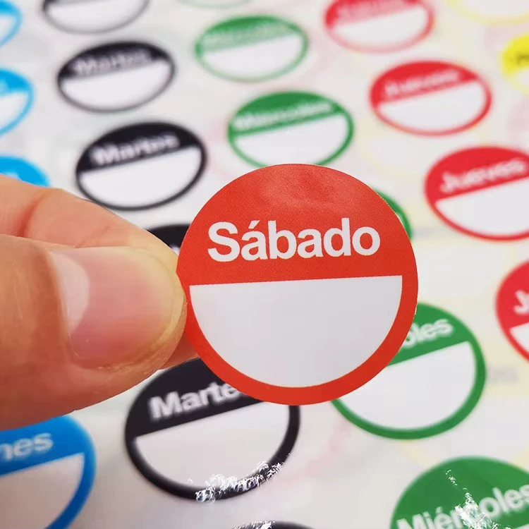 Package Label Custom Logo Printed Self Adhesive Paper Stickers