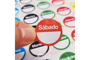 Package Label Custom Logo Printed Self Adhesive Paper Stickers